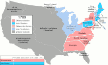 Die animierte Karte zeigt die Verteilung von Sklaven- und freien Staaten innerhalb der Vereinigten Staaten im Zeitraum von 1789 bis 1861. Erkennbar wird die territoriale Ausdehnung der Vereinigten Staaten nach Westen bis hin zur Pazifikküste. Damit einher ging hauptsächlich südlich der Linie des Missouri-Kompromisses eine Weiterverbreitung der Sklaverei. Während des gesamten Zeitraums blieb Harrisons Heimat Virginia ein Sklavenstaat.