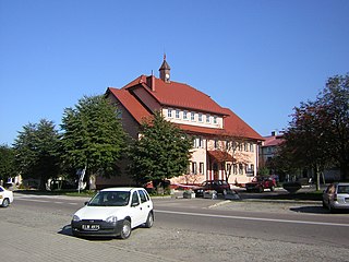Dąbrówno Village in Warmian-Masurian Voivodeship, Poland