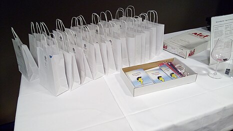 gifts prepared for attendees of user sandbox+ workshop
