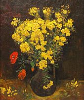 Poppy Flowers (1887) by Vincent van Gogh was cut from its frame and stolen from the museum in 2010 Van Gogh - Vase mit Pechnelken.jpeg