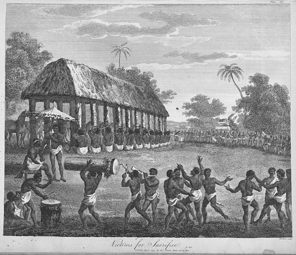 "Victims for sacrifice" – from The history of Dahomy, an inland Kingdom of Africa, 1793