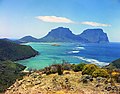 Thumbnail for File:View across the lagoon at Lord Howe Island (23551476216).jpg