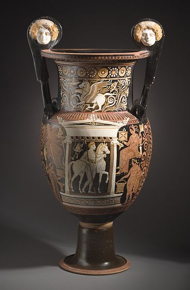 File:Volute-Krater with Pegasus at Top, and a Man in a Shrine with Horse LACMA M.80.196.1 (1 of 2).jpg