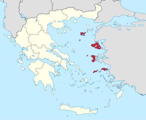 Location of North Aegean