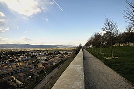 Vue des anciens remparts.