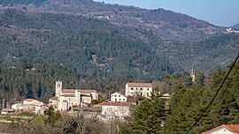 Prades village, Ardèche.