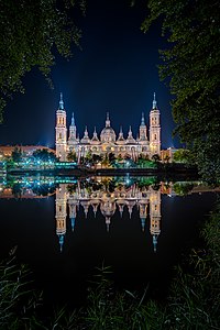 Cathedral-Basilica of Our Lady of the Pillar in Zaragoza. Photographer: Moahim