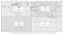 Global coverage of 10x10 degree World Meteorological Organization (WMO) squares (= c-squares 10-degree grid) WMO-squares-global.gif