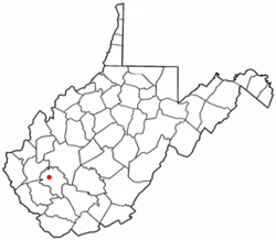 Location of Madison, West Virginia