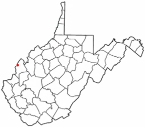 Poziția localității Point Pleasant, Virginia de Vest
