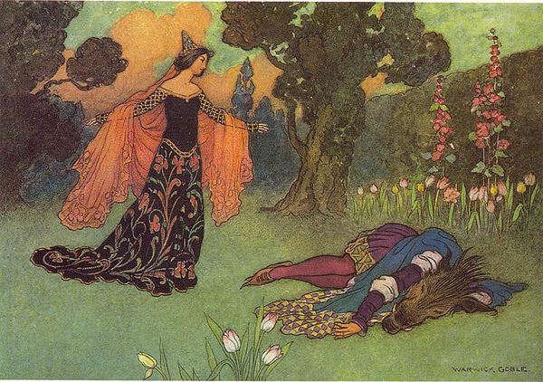 Illustration by Warwick Goble.