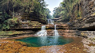 <span class="mw-page-title-main">Wei Sawdong Falls</span> Waterfall in Meghalaya, India