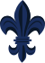 WikiProject Scouting fleur-de-lis dark blue.svg