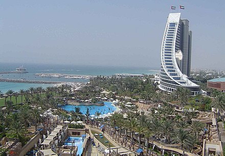 Jumeirah Beach Hotel in Dubai, United Arab Emirates