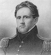 Lieutenant Colonel Winfield Scott was instructed to take command of the American forces that captured Queenston Heights earlier in the day. Scott was later captured at the end of the battle. Winfield Scott, ca. War of 1812.jpg