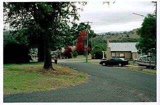 Wyangala Town in New South Wales, Australia