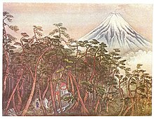 Konohanasakuya-hime guiding Yosoji to the stream

--illustration by Ella Du Cane YOSOJI'S CAMELLIA TREE.jpg