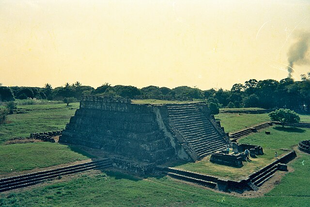 Pyramid at the Cempoala site