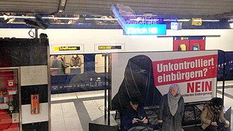 SVP poster against "uncontrolled" Muslim immigration. Zurichantiislam.jpg
