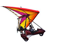 Ultralight trike in Prokhorovka, Belgorod Oblast Del'talet 1.jpg