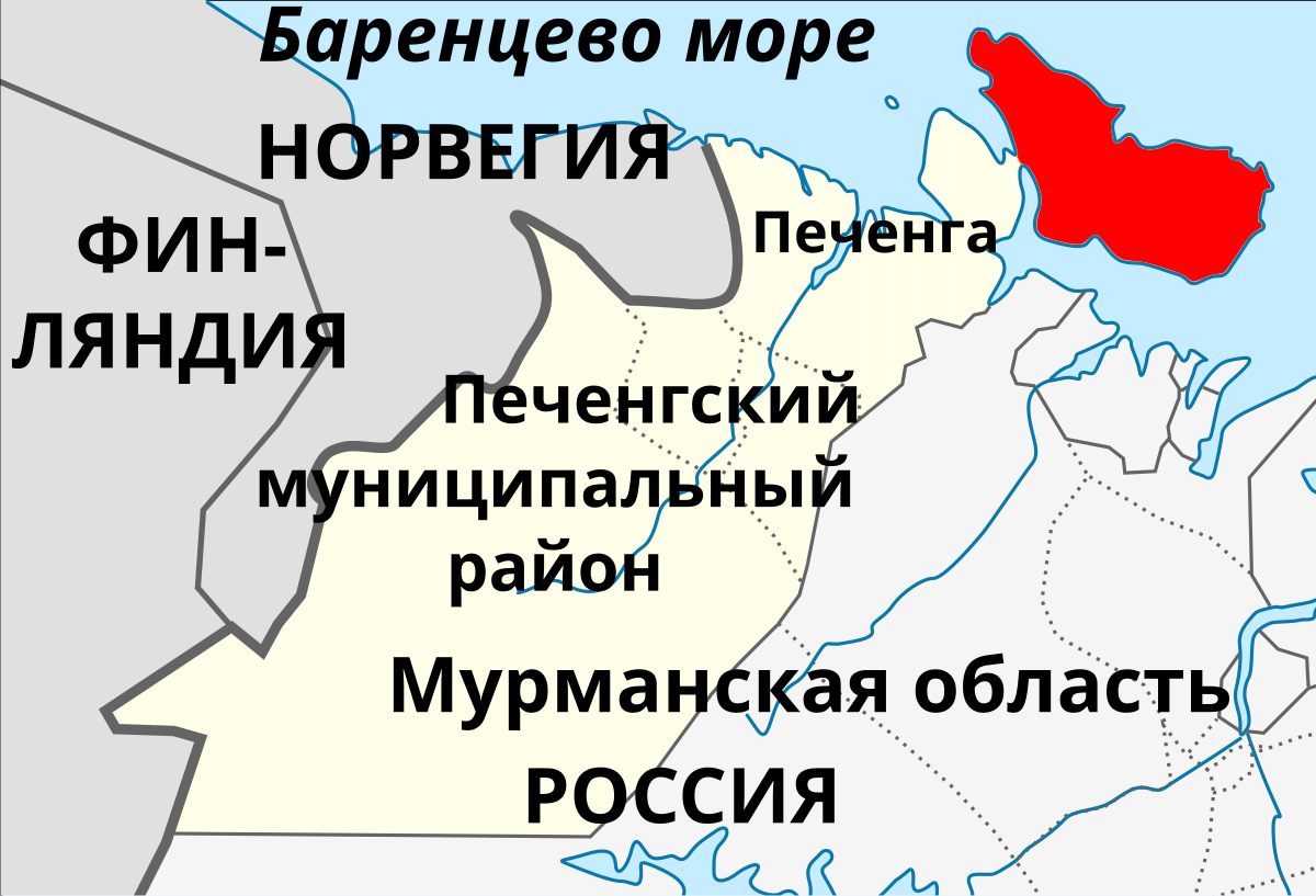 Луостари карта мурманская область