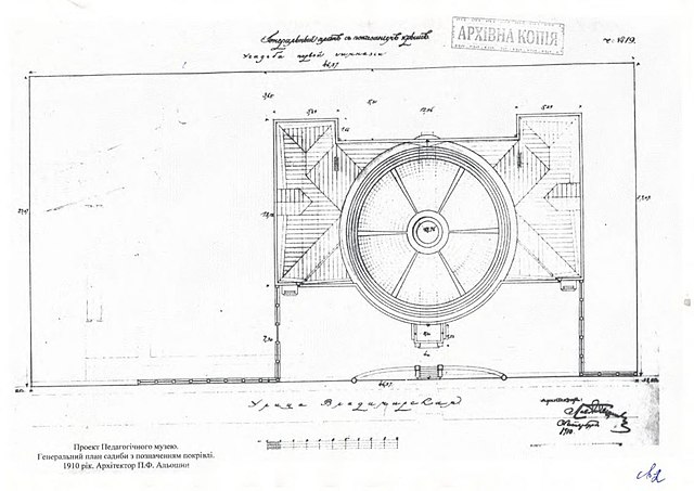 Проект Педагогічного музею. 1910 рік