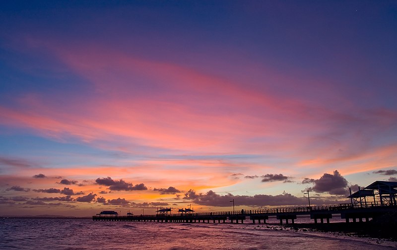File:01-Woody Point Jetty Sunset-Large (3172949227).jpg