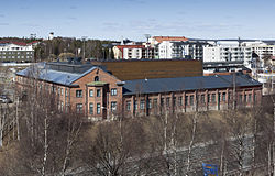 Kulttuurikeskus Korundi, jossa Rovaniemen taidemuseo sijaitsee.