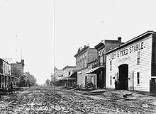 Modesto's 10th Street c. 1890