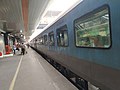 New Delhi-Dehradun Shatabdi Express on Platform 16 in New Delhi