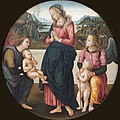 Perugino: Maria mit dem Johannesknaben und zwei Engeln, 1500