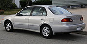 2001 Corolla S, rear view (USA)