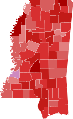 2003 Mississippi State Auditor election results.svg