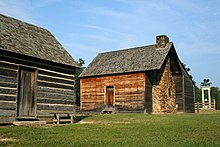 Bennett Place, historic site of major Confederate surrender in Durham 2008-08-16 Bennett Place historic site.jpg