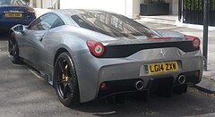 Ferrari 458 Italia фиолетовая