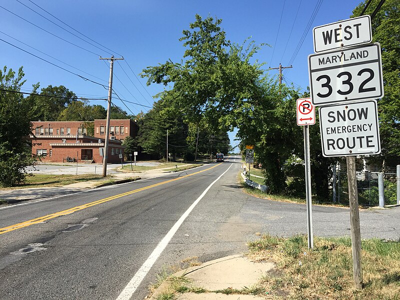 File:2016-09-13 11 01 24 View west along Maryland State Route 332 (Central Avenue) at Yolanda Avenue in Walker Mill, Prince Georges County, Maryland.jpg