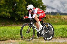 20180924 UCI Road World Championships Innsbruck Wanita Juniors ITT Anastasiya Kolesava DSC 7642.jpg