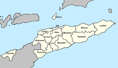 Districts of East Timor