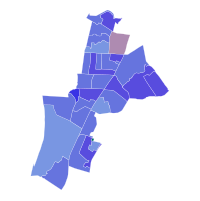 Results by precinct:
.mw-parser-output .legend{page-break-inside:avoid;break-inside:avoid-column}.mw-parser-output .legend-color{display:inline-block;min-width:1.25em;height:1.25em;line-height:1.25;margin:1px 0;text-align:center;border:1px solid black;background-color:transparent;color:black}.mw-parser-output .legend-text{}
Miller
50-60%
60-70%
70-80%
80-90%
Baker
90-100%
Tie
50% 2022 Kentucky House of Representatives 28th district Democratic primary election results map by precinct.svg