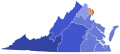 Results for the 2024 Virginia Republican presidential primary by county.