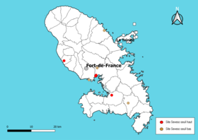 Mappa dei comuni con siti Seveso