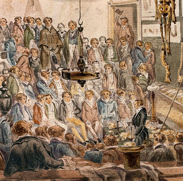 File:A lecture at the Hunterian Anatomy School, Great Windmill St Wellcome V0018164.jpg