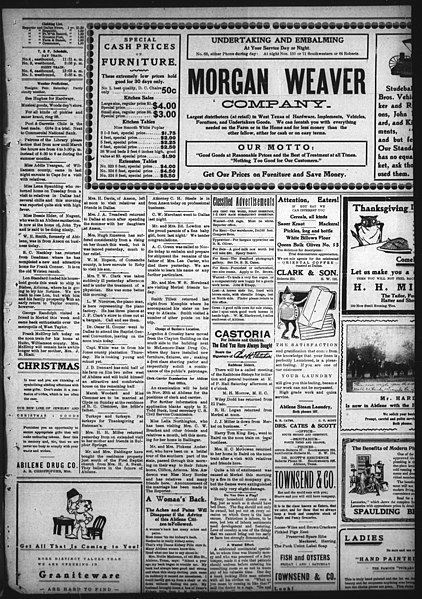 File:Abilene Daily Reporter. (Abilene, Tex.), Vol. 10, No. 126, Ed. 1 Friday, November 17, 1905 - DPLA - a6b6fbfdae9c6e0c43ea8f39750e2624 (page 3).jpg