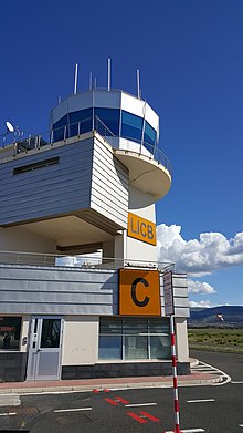 Aeroporto di Comiso, torre di controllo ENAV.