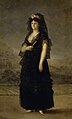 Ganzfigur, stehend Francisco de Goya: Porträt der Königin Maria Luisa, um 1800