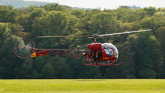 English: Agusta AB-47G-2 (reg. D-HELO, cn 228, built in 1956). Deutsch: Agusta AB-47G-2 (Reg. D-HELO, cn 228, Baujahr 1956).