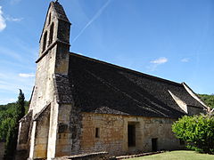 L'église Saint-Barthélemy d'Allas-l'Evêque.