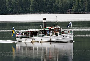 Alma af Stafre på Revsundssjön.