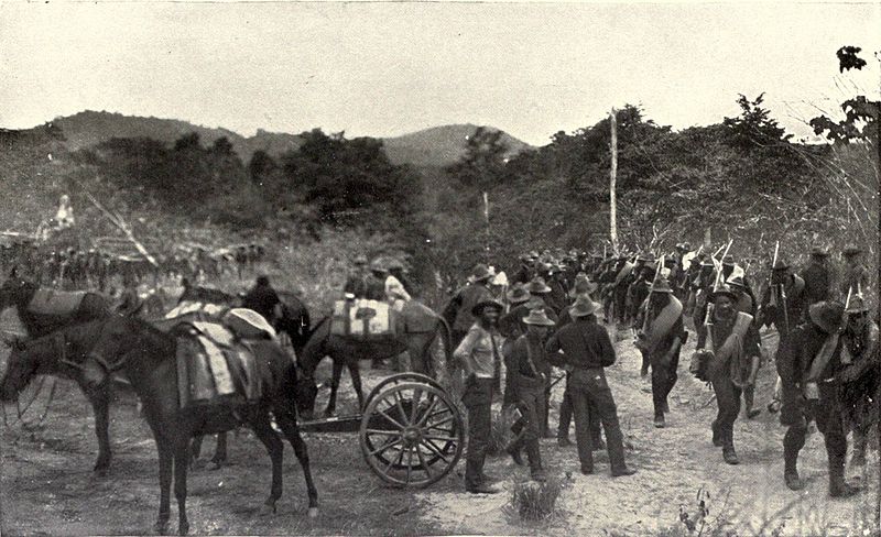 File:Americans going to the front at Las Guasimas.jpg
