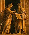 Andrea Mantegna Una sibila y un profeta (1495-1500)